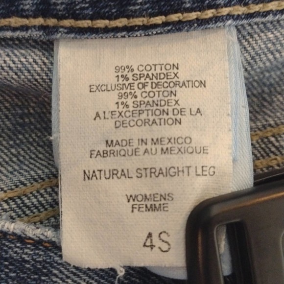 Eddie Bauer Natural Straight Leg Jeans - 4S - Picture 8 of 11